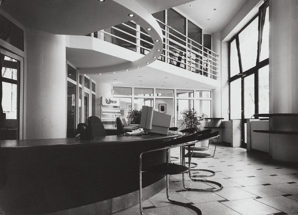 Miloslav Mudrončík, Rajmund Müller – Poisťovňa Union. Vstupné priestory.  