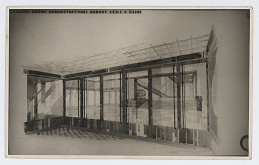 Ferdinand Čapka – Administratívna budova Slovenských elektrární v Žiline. Súťažný návrh. Vstupná hala. 