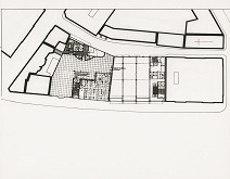 Ján Bahna, František Kalesný, Rajmund Müller – Dostavba Domu odievania  rekonštrukciou OD Dunaj v Bratislave. Pôdorys. 
