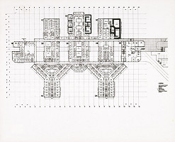 Eva Ondrušková, Rajmund Müller – Inštitút klinickej onkológie v Bratislave – Kramároch. Pôdorys. 