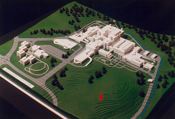 Rajmund Müller – Zdravotnícky areál Rázsochy v Bratislave. Model. 