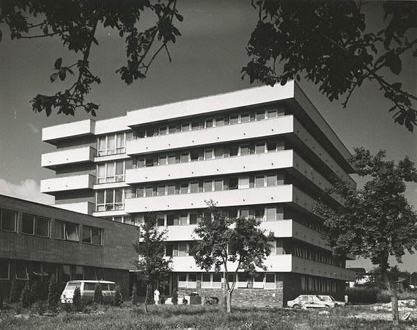 Štefan Imrich, Albert Ščepán, Rajmund Müller – Nemocnica s poliklinikou v Čadci. Celkový pohľad.  