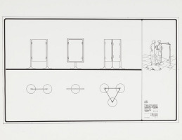 Rajmund Müller, Alfréd Nemeth, Otto Šujan, Milan Križan, Miloš Gašparec – Štúdia úprav námestí v štátnej mestskej pamiatkovej rezervácii Bratislava - mesto. Informačné tabule. M 1:10 (pôv.)   