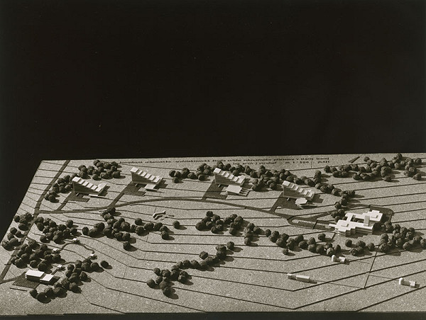 Josef Struhař, Rajmund Müller – Urbanisticko-architektonická štúdia rekreačného areálu v Starej Lesnej. Model.  