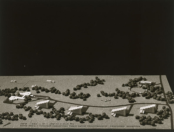 Josef Struhař, Rajmund Müller – Urbanisticko-architektonická štúdia rekreačného areálu v Starej Lesnej. Model.  