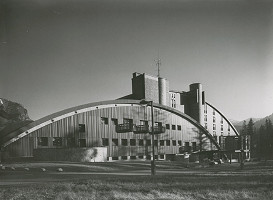 Julián Hauskrecht, Štefan Ďurkovič, František Husovský, Rajmund Müller – Účelové zariadenie Poľana v Tatranskej Javorine. Celkový pohľad. 