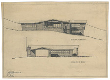 Ferdinand Čapka – Medzistanica Luková na Chopku. Predný a bočný pohľad. 