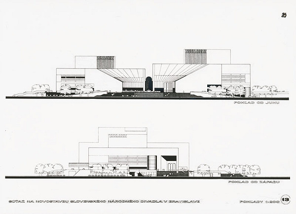 Pavol Paňák, Martin Kusý, Peter Bauer, Rajmund Müller – Súťaž na novostavbu SND v Bratislave. Pohľady. 