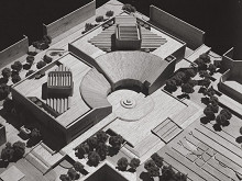 Pavol Paňák, Peter Bauer, Martin Kusý, Rajmund Müller – Súťaž na novostavbu SND v Bratislave. Model. 