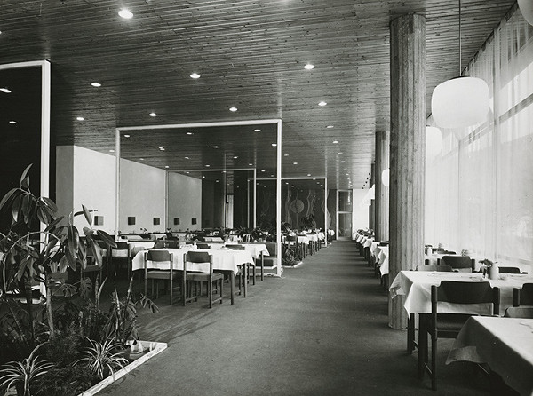 Jaroslav Vítek, Eva Vítková, Rajmund Müller – Liečebný ústav Choč v Lúčkach. Jedáleň. 