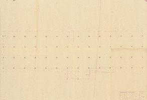 Neznámy autor – Batizovce - Svit -7-poschodový sklad - pôdorys suterénu. M 1:100 