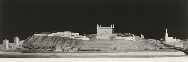 Ferdinand Milučký – Hradný vrch. Areál, podhradie. Bratislava. Model 