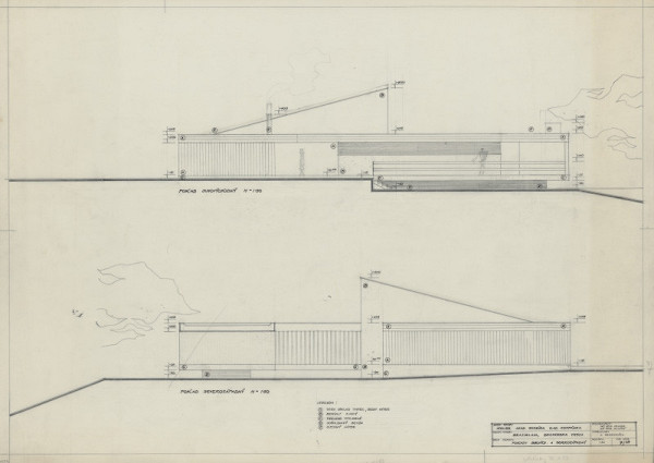 Ferdinand Milučký, Viktor Uhliarik – Ateliér V. Kompánka. Drotárska cesta. Bratislava. Juhovýchodný a severozápadný pohľad. M 1:50 