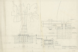 Ferdinand Milučký, Vladimír Kompánek – Sídlisko Trávniky. Bratislava. Architektonicko-skulpturálna kompozícia. Detail plastiky. 