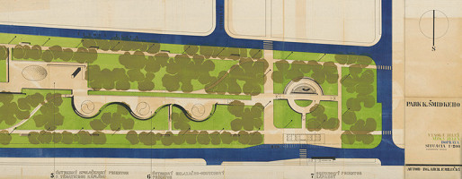 Ferdinand Milučký, Ladislav Mandáček, Jozef Vachálek – Park Karola Šmidkeho a sídlisko Trávniky. Bratislava. Situácia. 2. časť. M 1:200 