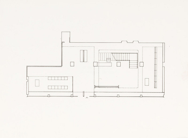 Ferdinand Milučký, Rajmund Müller – Dom knihy na Krížnej ul. v Bratislave. Pôdorys. 