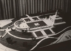 Ján Svetlík – Pamätník sovietskej armády na Slavíne v Bratislave. Model. 