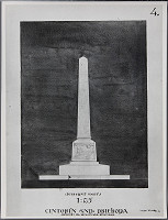 Ladislav Beisetzer, Neznámy autor – Cintorín SNP v Priekope. Pohľad na obelisk (M1:25) 