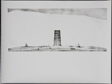 Ladislav Beisetzer, Imrich Vysočan, Ladislav Snopek, Neznámy autor – Pomník SNP "Vápenka" v Nemeckej. Frontálny pohľad. 