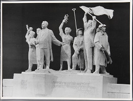 Ladislav Beisetzer, Ladislav Snopek – Súťaž na Gottwaldov pomník v Bratislave. Model súsošia. 