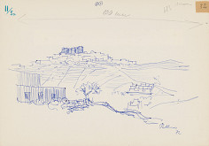 Emanuel Hruška – Rukopis knihy K tvorbe urbanistického prostredia. Pathmos - križiacky hrad. 