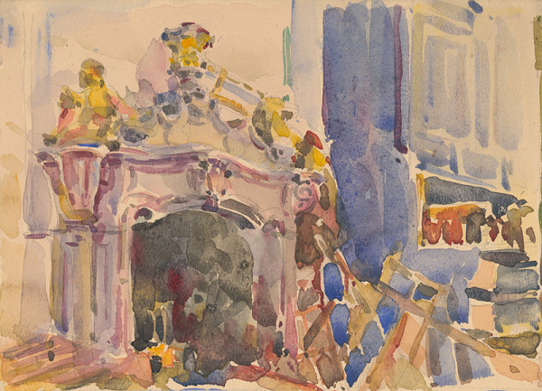 Franz Wimmer – Zo súboru akvarelov z obdobia 1916-1919. Krb. 