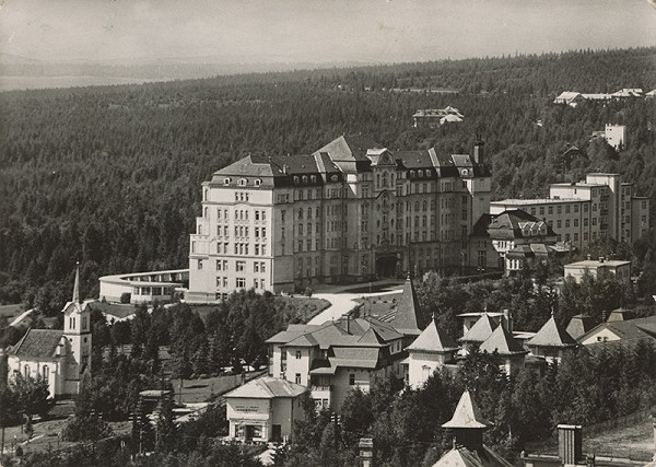 Milan Michal Harminc – Sanatórium Dr. Szontágha v Novom Smokovci. Severné priečelie. 