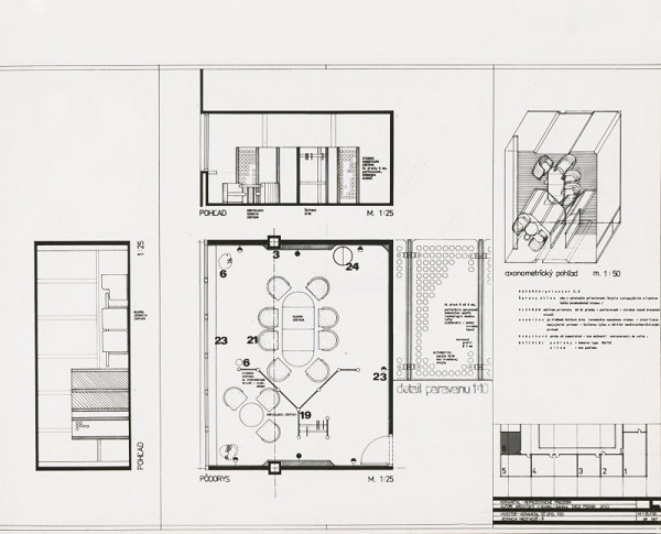 Vojtech Vilhan – Album fotografickej dokumentácie. Interiéry reprezentačných priestorov PZO Kerametal. 