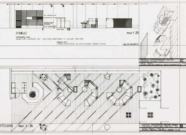 Vojtech Vilhan – Album fotografickej dokumentácie. Interiéry reprezentačných priestorov PZO Kerametal. 