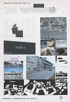 Juraj Koban, Štefan Pacák – Súťaž na rekonštrukciu a modernizáciu areálu Slovenskej národnej galérie v Bratislave. Návrh č. 4. Panel č. 1.  