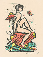 Ľudovít Fulla – Sediaci Amor 