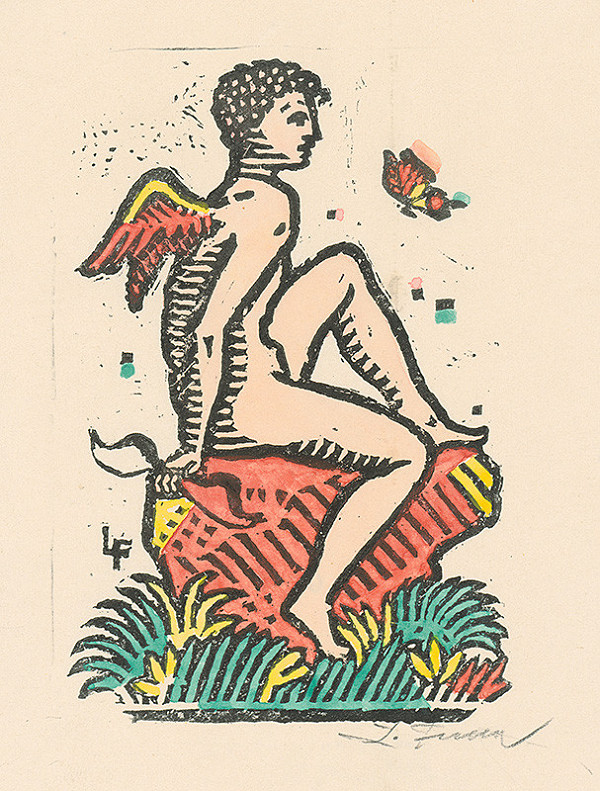 Ľudovít Fulla – Sediaci Amor 