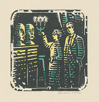 Ľudovít Fulla – Muž a žena so svietnikom 