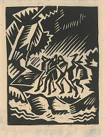 Ľudovít Fulla – Prepadnutie pri Váhu 