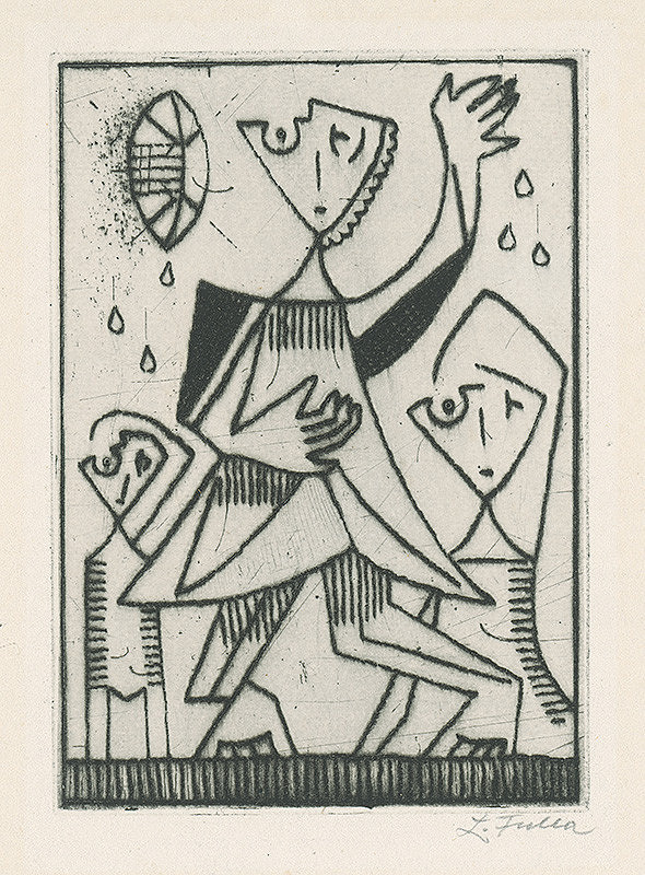 Ľudovít Fulla – Hlad v Ázii 