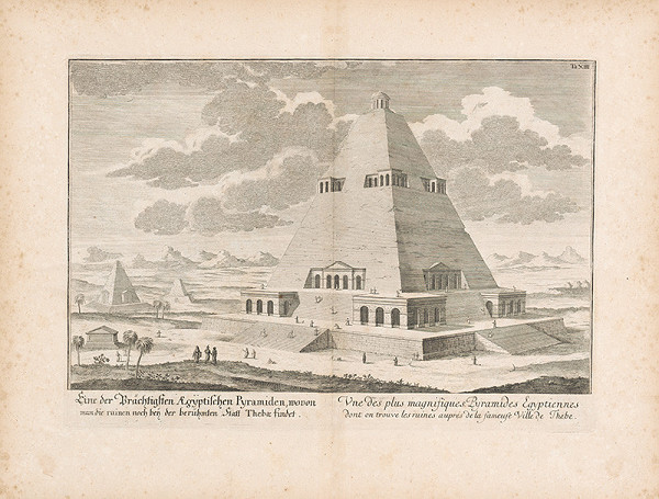Johann Bernhard Fischer von Erlach, Johann Ulrich Krauss – Pohľad na egyptské pyramídy