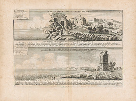 Johann Bernhard Fischer von Erlach, Johann Ulrich Krauss – Pohľad na Tarragonský amfiteáter a hrobku Scipia  