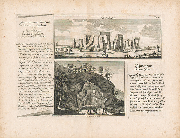 Johann Bernhard Fischer von Erlach – Pohľad na Stonehenge a Felsenbühne 