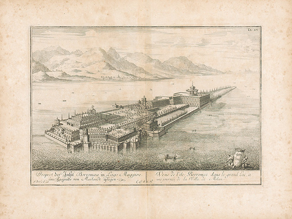 Johann Bernhard Fischer von Erlach – Pohľad na ostrov Borromea 