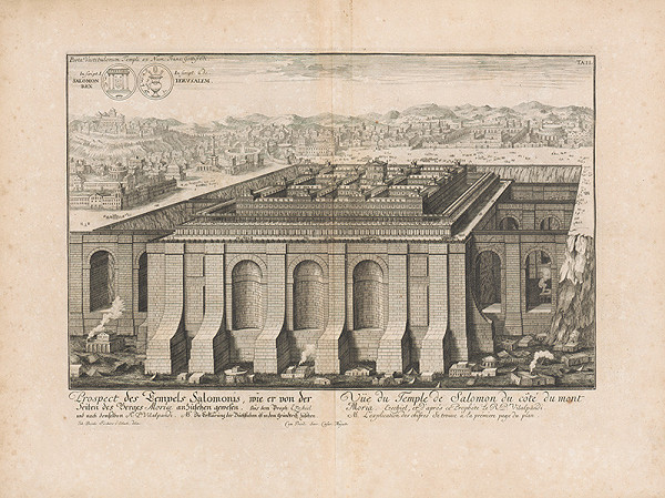 Johann Bernhard Fischer von Erlach, Johann Ulrich Krauss – Pohľad na Šalamúnov chrám
