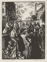 Ľudovít Lehen – Pred bránou továrne 