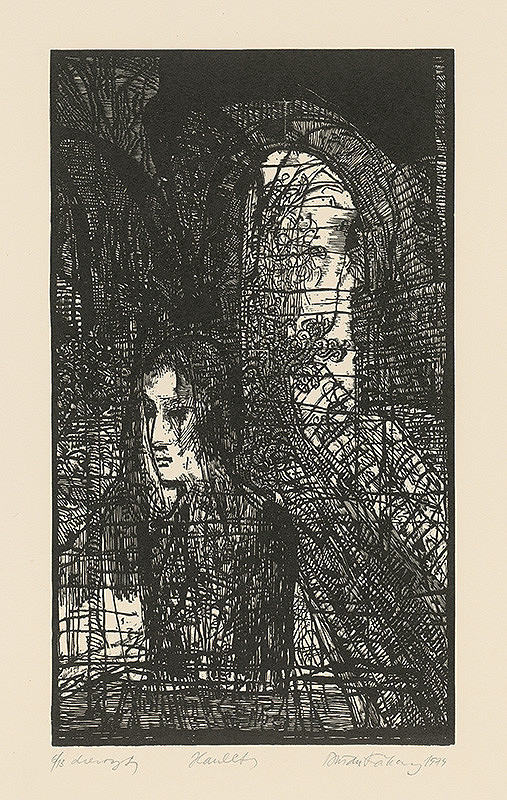 Dušan Kállay – 5. ilustrácia ku knihe W.Shakespeara Hamlet