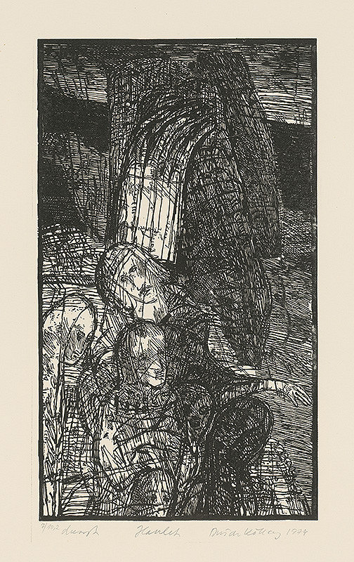 Dušan Kállay – 8. ilustrácia ku knihe W.Shakespeara Hamlet