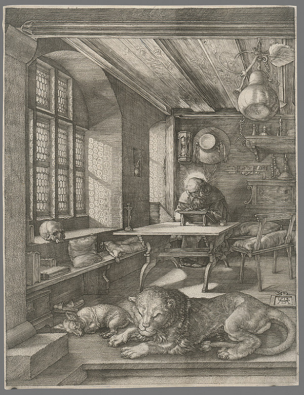 Albrecht Dürer – Sv. Hieronym vo svojej pracovni 