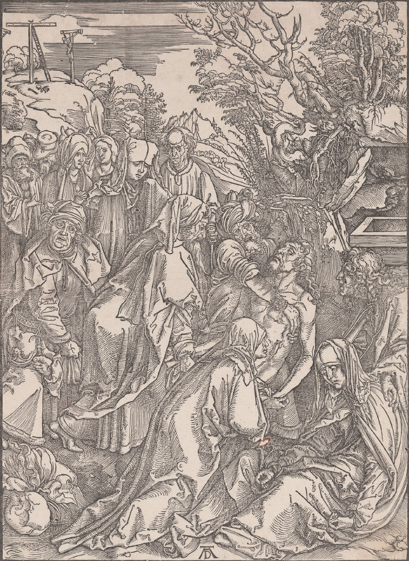 Albrecht Dürer – Kladenie Krista do hrobu