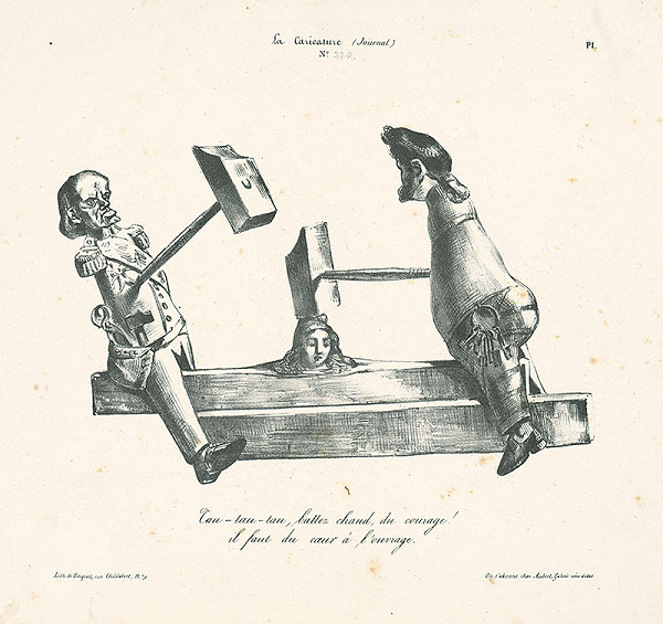 Jean Ignace Isidore Grandville, Francúzsky autor z 30. rokov 19. storočia – K robote treba odvahu a srdce
