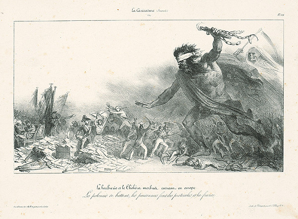 Auguste Raffet – Barbarstvo a cholera