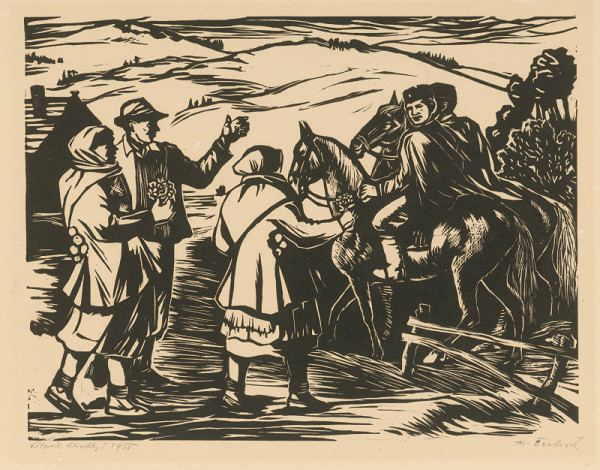 Matilda Čechová – Vítanie červenoarmejcov 