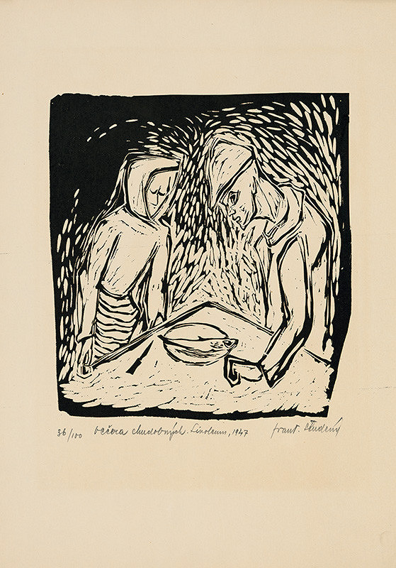 František Studený – Večera chudobných 