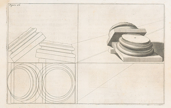 Andrea Pozzo, Giacomo Böemo Komarek – Fig.28. - Dve pätky zdvihnuté na jednej strane